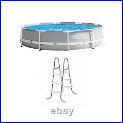 Intex 10' x 30 Above Ground Swimming Pool with 330 GPH Filter Pump & Pool Ladder