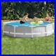 Intex 10Ft X 30In Swimming Pool Large Prism Frame Above Ground Round 305 x 76cm