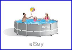 Intex 10ft x 30 Deep Round Prism Frame Above Ground Swimming Pool #26702