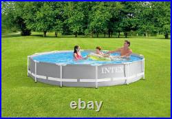 Intex 12ft x 30' Prism Metal Frame Pool Above Ground Summer Outdoor