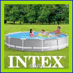 Intex 12ft x 30' Prism Metal Frame Pool Above Ground Summer Outdoor