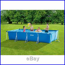 Intex 14.75ft x 33In Rectangular Frame Outdoor Above Ground Pool Fast Shipping