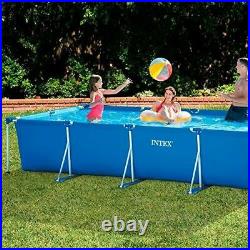 Intex 14.7ft Above Ground Garden Swimming Pool 450cm x 220cm Pump And Cover