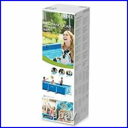 Intex 14.7ft Above Ground Garden Swimming Pool 450cm x 220cm with filter pump
