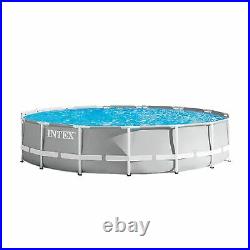 Intex 15 Foot Prism Frame Above Ground Pool with Taylor Pool Water Test Kit