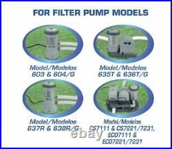 Intex 1500 GPH Pool Filter Pump & Intex Type A or C Filter Cartridges (2 Pack)