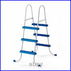Intex 15ft X 48in Metal Frame Above Ground Pool Set Filter Pump Ladder Cover