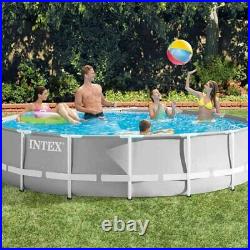 Intex 15ft x 42 Prism Frame Above Ground Swimming Pool with Filter Pump and