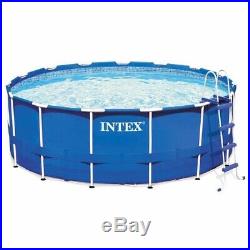 Intex 15ft x 48 Metal Frame Above Ground Swimming Pool with Filter pump(28242)