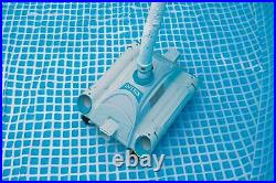 Intex 2100 GPH Above Ground Pool Sand Filter Pump with Automatic Pool Vacuum