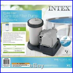 Intex 2500 GPH Krystal Clear GFCI Pool Filter Pump brand new 28633EG