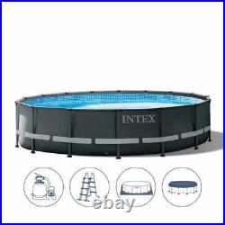 Intex 26326 Ultra Xtr Frame Above Ground Round Pool 488 x 122cm Sand Filter Pump