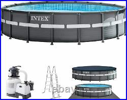 Intex 26330 Above Ground Pool Ultra Frame Xtr Round 549 x 132cm Sand Filter Pump