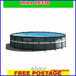 Intex 26330 Ultra XTR Frame Round Above Ground Swimming Pool 18ft x 52