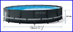 Intex 26340 Ultra XTR Frame Round Above Ground Swimming Pool 24ftx52 732x132 cm
