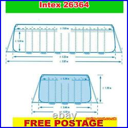 Intex 26364 Ultra Xtr Frame Above Ground Pool Rectangular 732x366x132