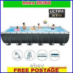 Intex 26364 Ultra Xtr Frame Above Ground Pool Rectangular 732x366x132