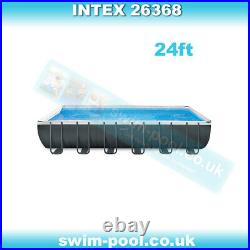 Intex 26368 24ft Above Ground swimming pool 732x366x132cm 24ft x12ft x 52'' SET