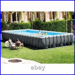 Intex 26378 ex 26376 XL Ultra XTR Frame Above Ground Pool Rectangular with Volle