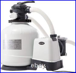 Intex 26652 Krystal Clear 3200 GPH 12000 L/h Above Ground Pool Sand Filter Pump