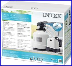 Intex 26652 Krystal Clear 3200 GPH 12000 L/h Above Ground Pool Sand Filter Pump