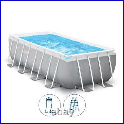 Intex 26790 Prism Frame Premium rectangular above ground pool 400x200x122cm