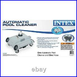 Intex 28001E Above Ground Swimming Pool Automatic Vacuum Cleaner with 1.5 Fitting