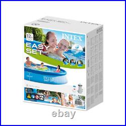 Intex 28132 Easy Set Above Ground Inflatable Pool Round 12ft 366x76cm with Pump