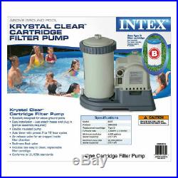 Intex 28633EG 2500 GPH Above Ground Swimming Pool Cartridge Filter Pump IN HAND