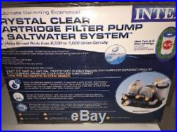 Intex 28673EG Krystal Clear Cartridge Filter Pump & Saltwater System
