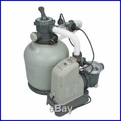 Intex 28681EG 120V 16-Inch Krystal Clear Sand Filter Pump & Saltwater System (P)