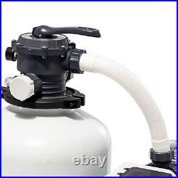 Intex 3000 GPH Above Ground Pool Sand Filter Pump with Deluxe Pool Maintenance Kit