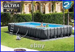 Intex 32ft x 16ft x 52 Ultra XTR FrameT Rectangular Swimming Pool