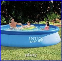 Intex 366cm 12ft Swimming Pool Garden Round Above Ground Pool Garden