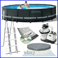 Intex 488x122 Above Ground Swimming Pool with pump