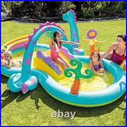 Intex-57135NP Dinoland Play Center-Inflatable water play center, assorted model