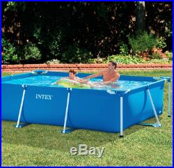 Intex Above Ground Frame Swimming Pool 3m x 2m x 0.75m Outdoor Family Rectangle