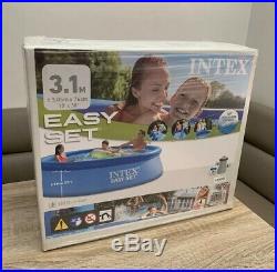 Intex Easy Set 10ft x 30in Above Ground Pool With Filter Pump IN HAND SHIP TODAY