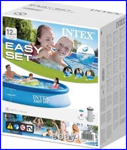 Intex Easy Set 12ft x 30in Pool with Filter Pump INFLATEABLE SWIMMING PADDLING