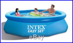 Intex Easy Set Above Ground Swimming Pool+Filter Pump+Lightweight Round Cover