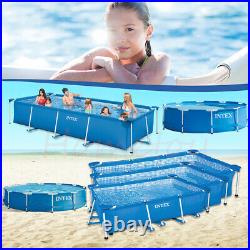 Intex Family Swimming Pool Steel Frame Above-Ground Pools Garden Outdoor 2020