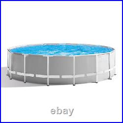 Intex Round Prism Frame Above Ground Swimming Pool 15 feet x 48 in deep #26726