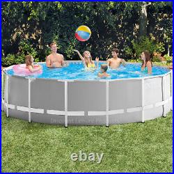 Intex Round Prism Frame Above Ground Swimming Pool 15 feet x 48 in deep #26726