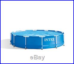 Intex Swimming Pool Above Ground Metal Frame Set Filter Pump As A Gift 12 x 30