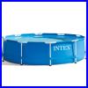 Intex Swimming Pool Above Ground Pool Family Lounge Pool Metal Frame 28210NP vid