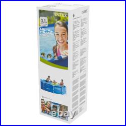 Intex Swimming Pool Above Ground Pool Family Lounge Pool Metal Frame 28210NP vid