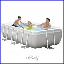 Intex Swimming Pool Above-Ground Rectangular with Ladder and Pump Filter 26784
