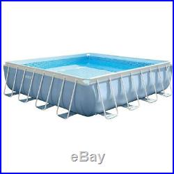 Intex Swimming Pool Above-Ground with Pump Ladder 488x488xh122cm out Terra 26766