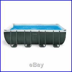 Intex Unisex Ultra Extra Rectangular Pool Set Above Ground Pools Classic