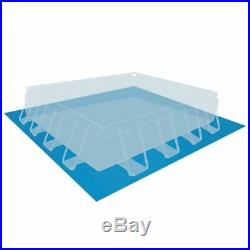 Intex above ground swimming pool 488x488x122cm+pump filter ladder sheeting 28766
